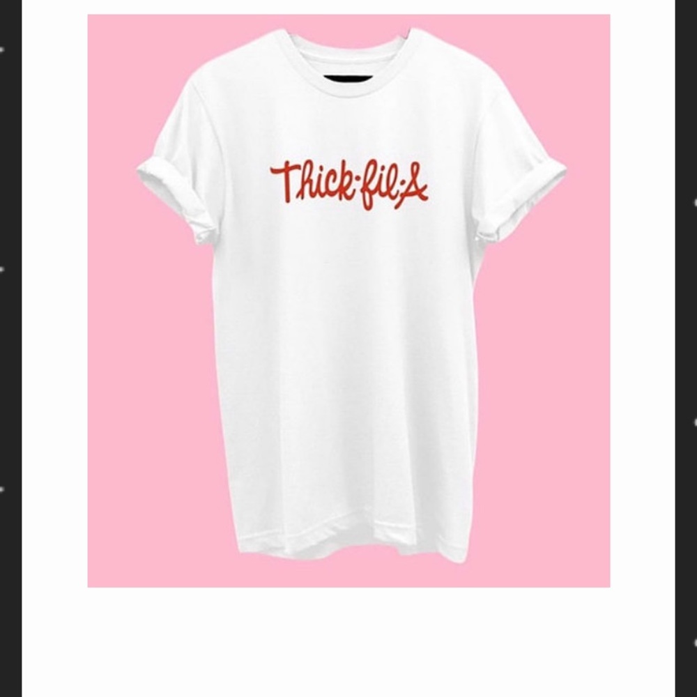 Thick fil A t-shirt graphic t plus size